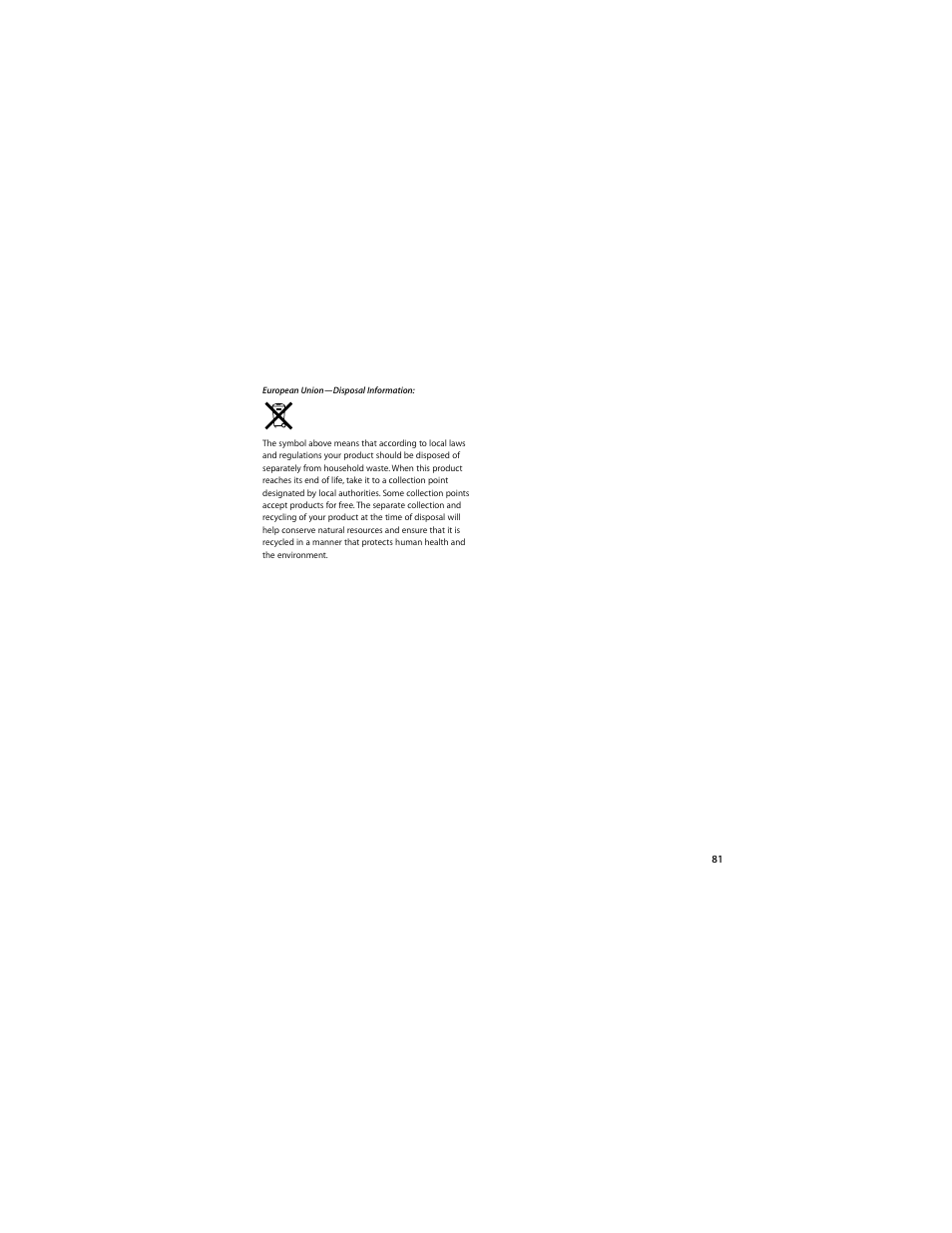 Apple MacBook (13-inch, Late 2009) User Manual | Page 81 / 88