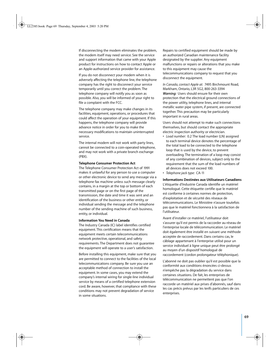 Apple eMac User Manual | Page 69 / 80