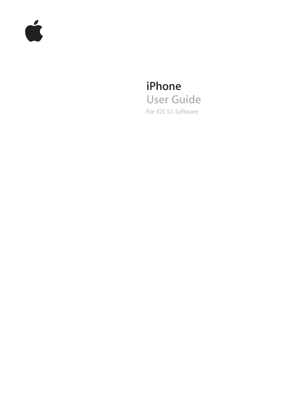 Apple iPhone iOS 5.1 User Manual | 179 pages