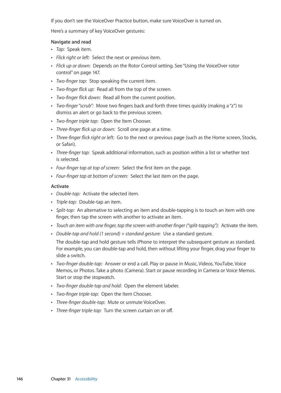 Apple iPhone iOS 5.1 User Manual | Page 146 / 179