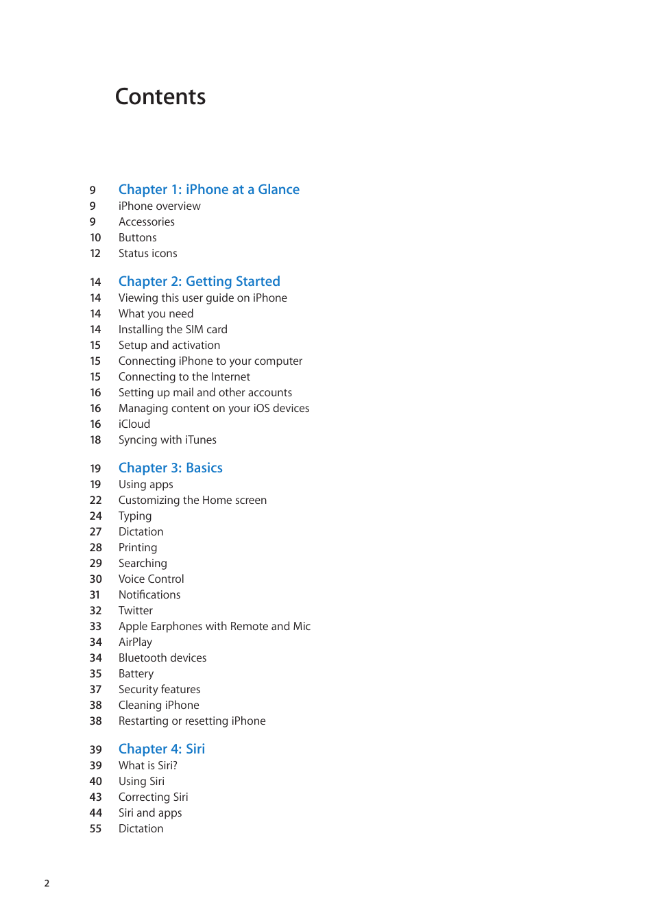 Apple iPhone iOS 5.1 User Manual | Page 2 / 179