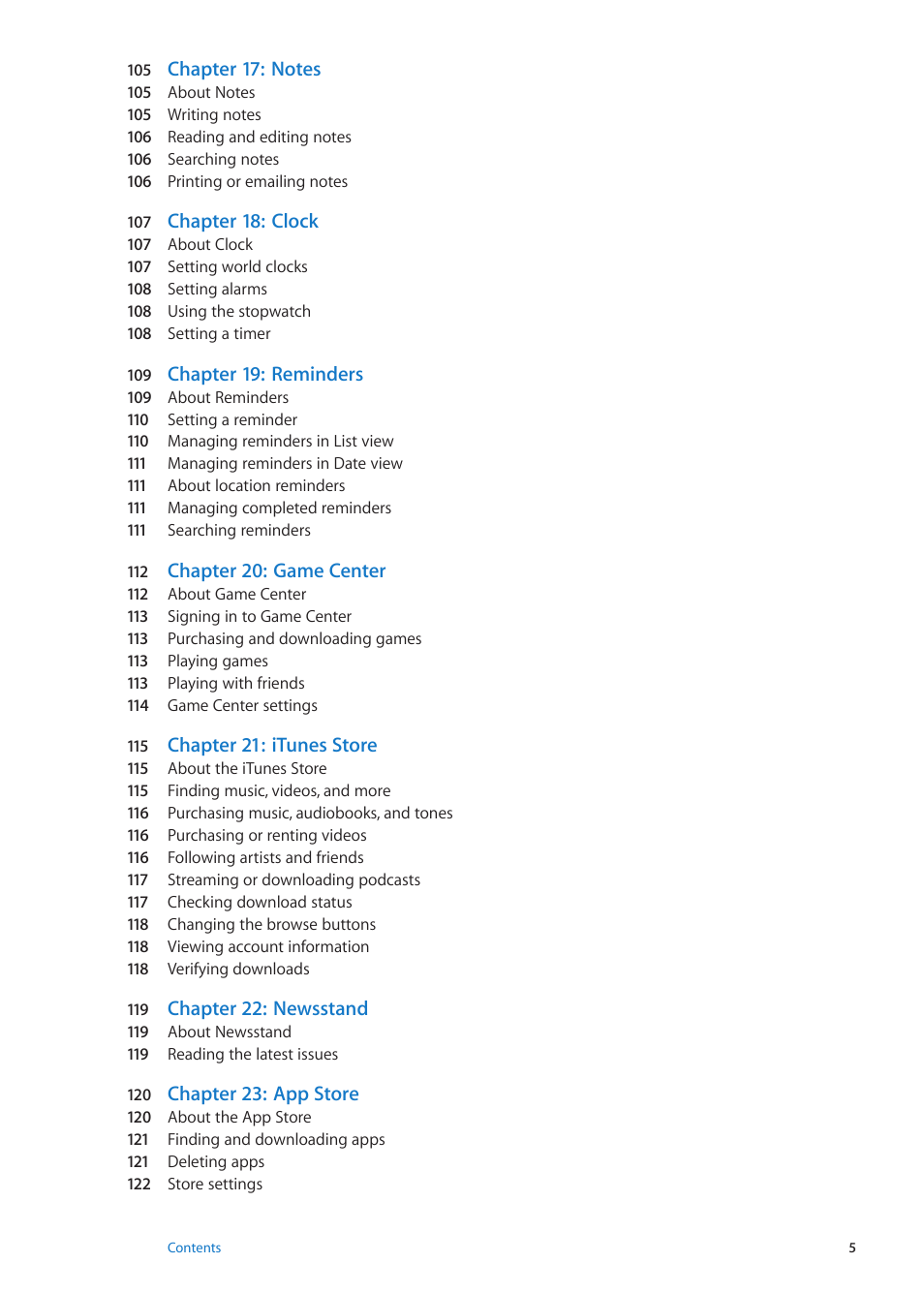 Apple iPhone iOS 5.1 User Manual | Page 5 / 179