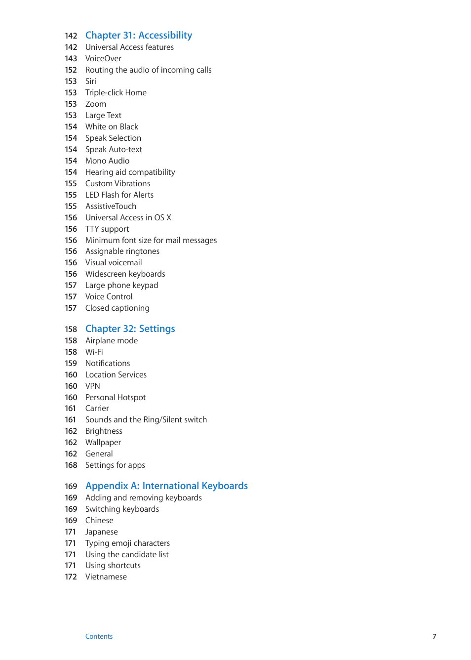 Apple iPhone iOS 5.1 User Manual | Page 7 / 179