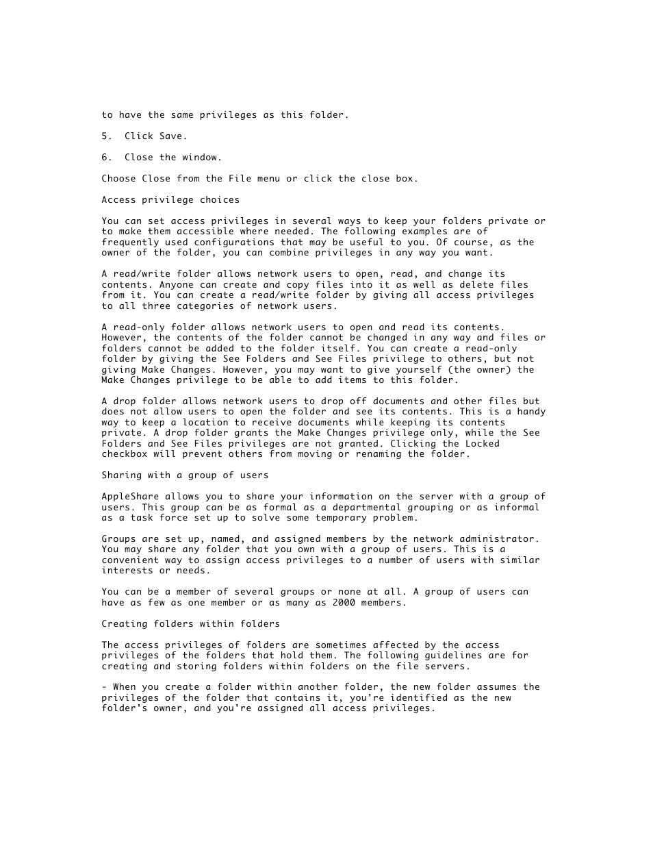 Apple AppleShare 3.0 User Manual | Page 13 / 20