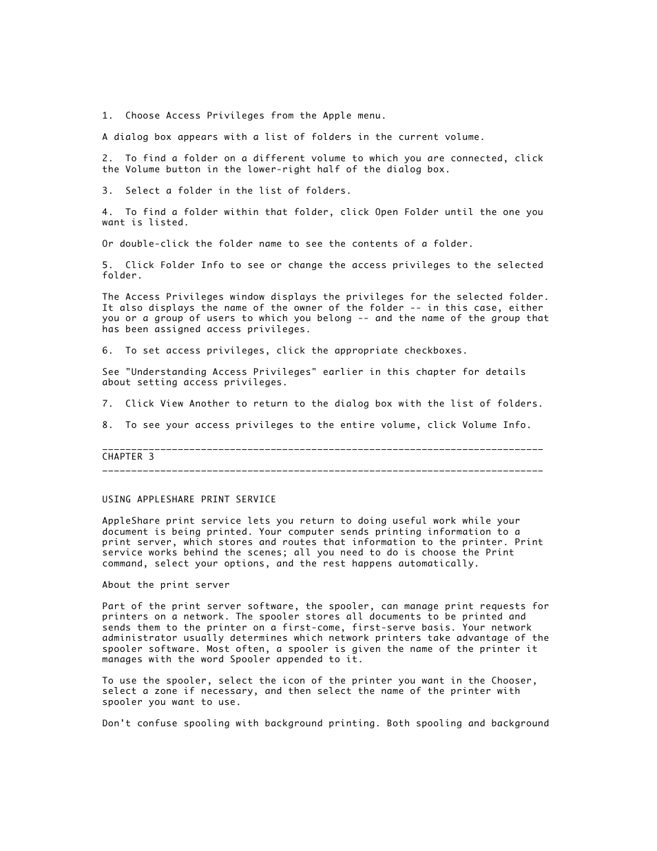 Apple AppleShare 3.0 User Manual | Page 16 / 20