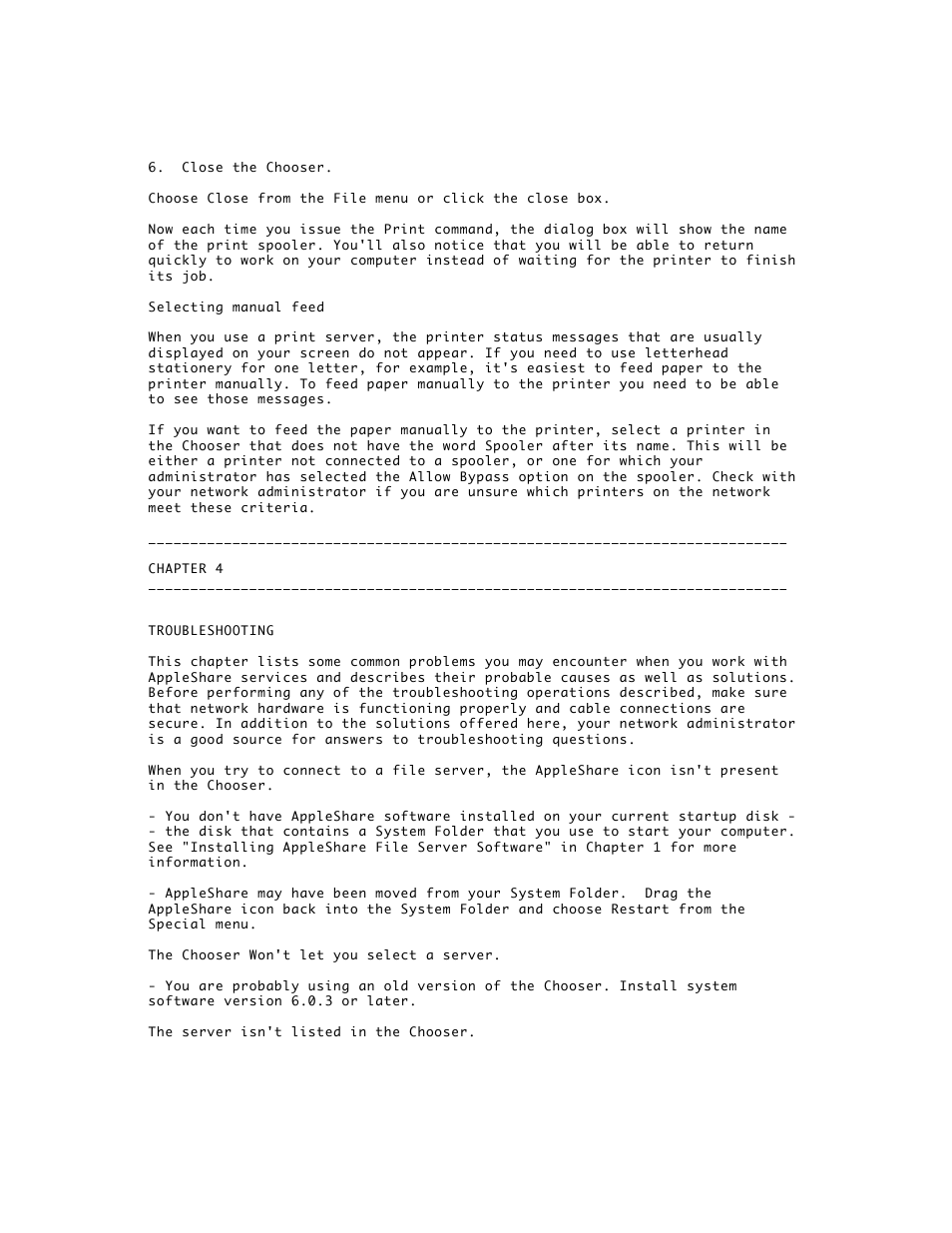 Apple AppleShare 3.0 User Manual | Page 18 / 20