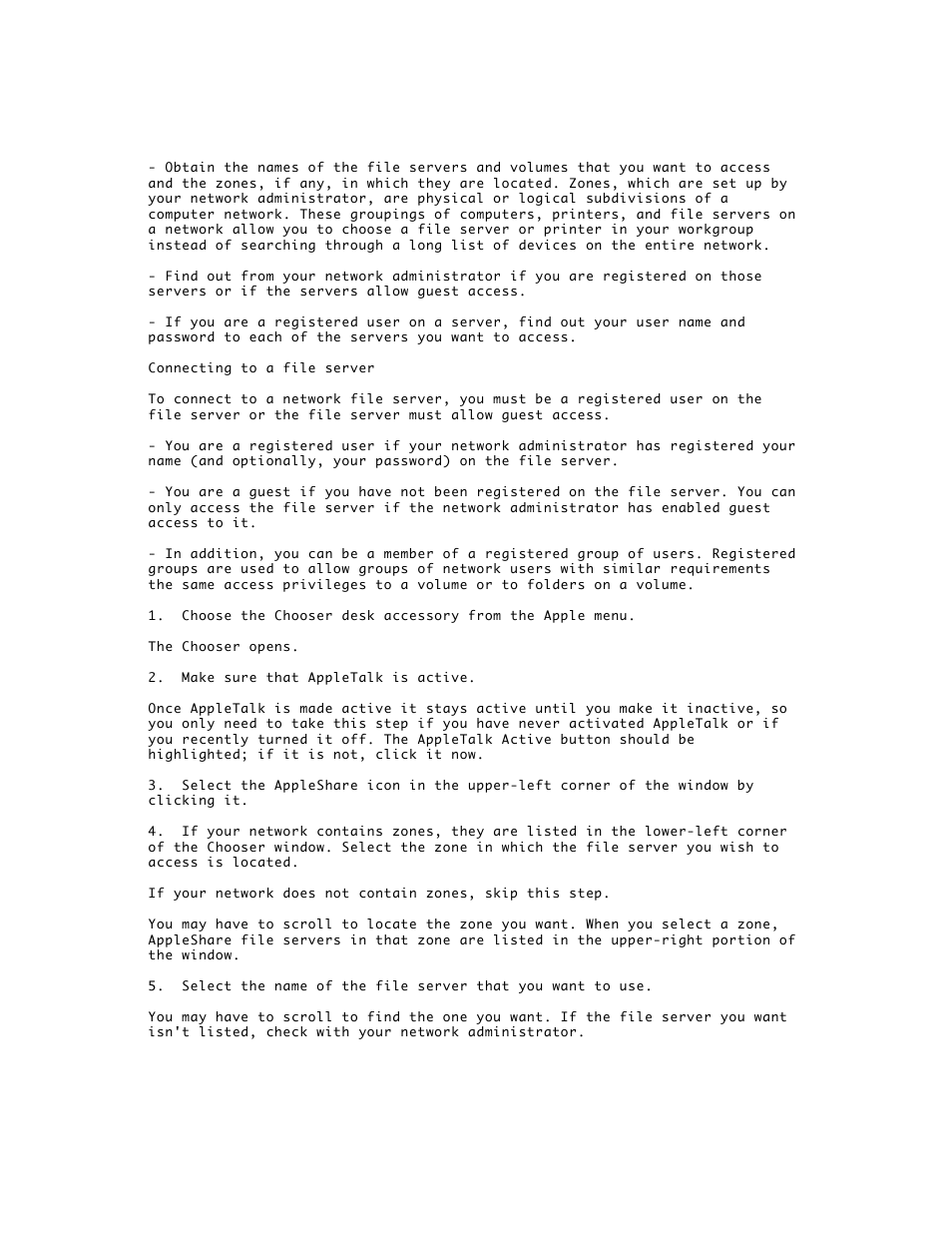 Apple AppleShare 3.0 User Manual | Page 5 / 20