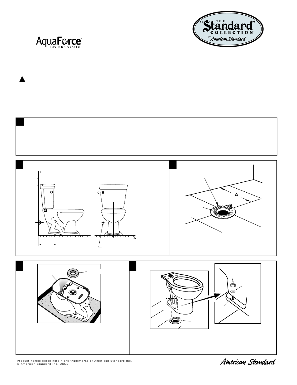 American Standard 2474 User Manual | 4 pages