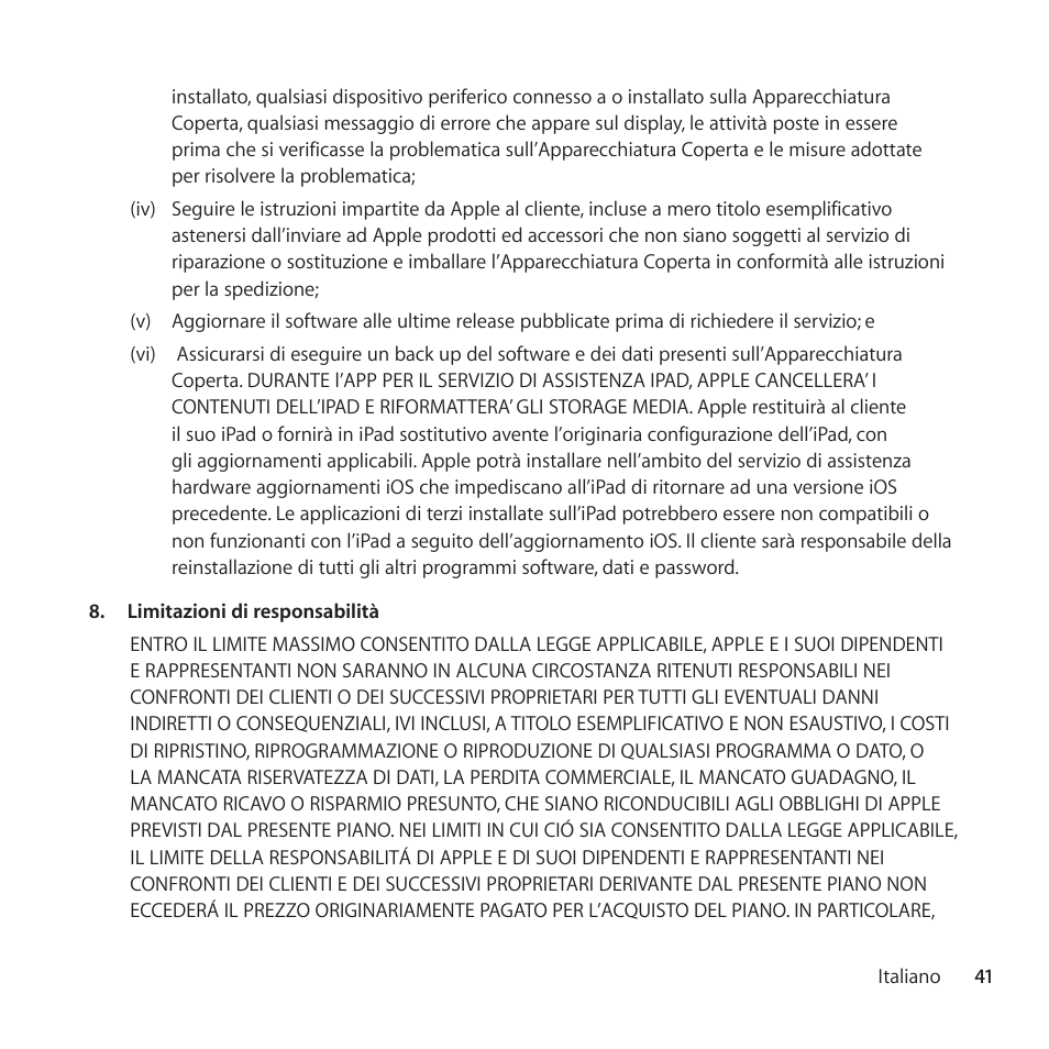 Apple AppleCare Protection Plan for iPhone User Manual | Page 41 / 68