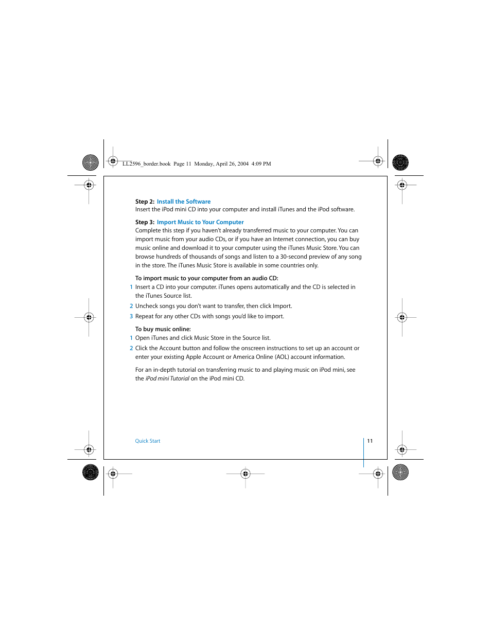 Apple iPod mini User Manual | Page 11 / 64