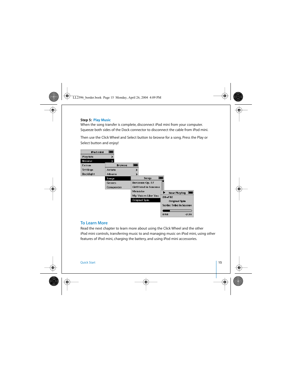 Apple iPod mini User Manual | Page 15 / 64