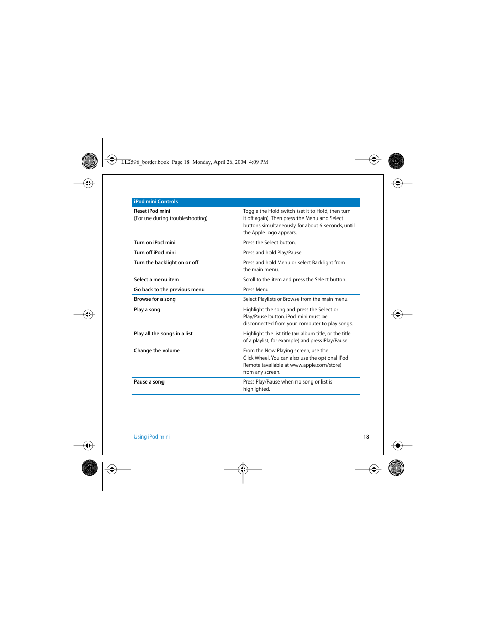 Apple iPod mini User Manual | Page 18 / 64