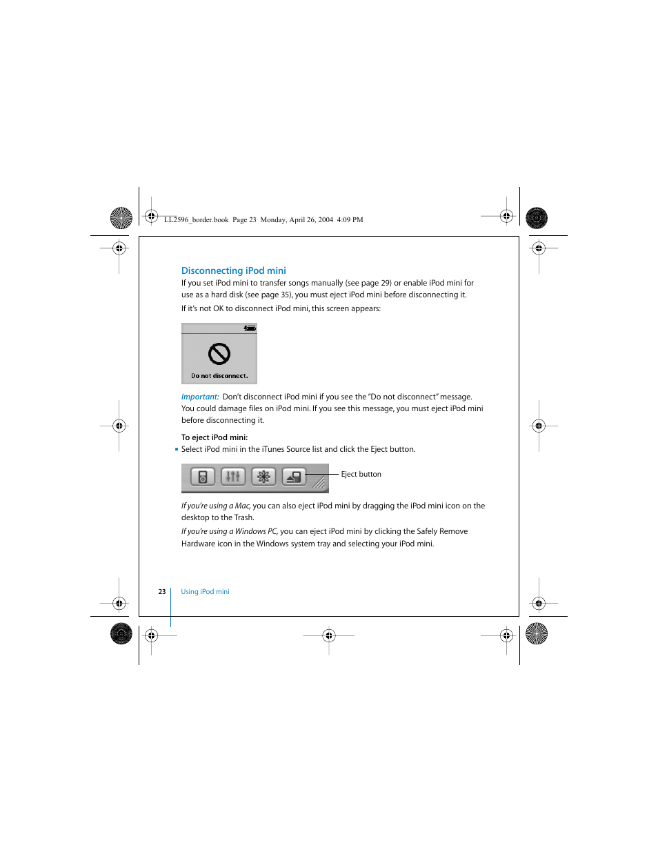 Apple iPod mini User Manual | Page 23 / 64