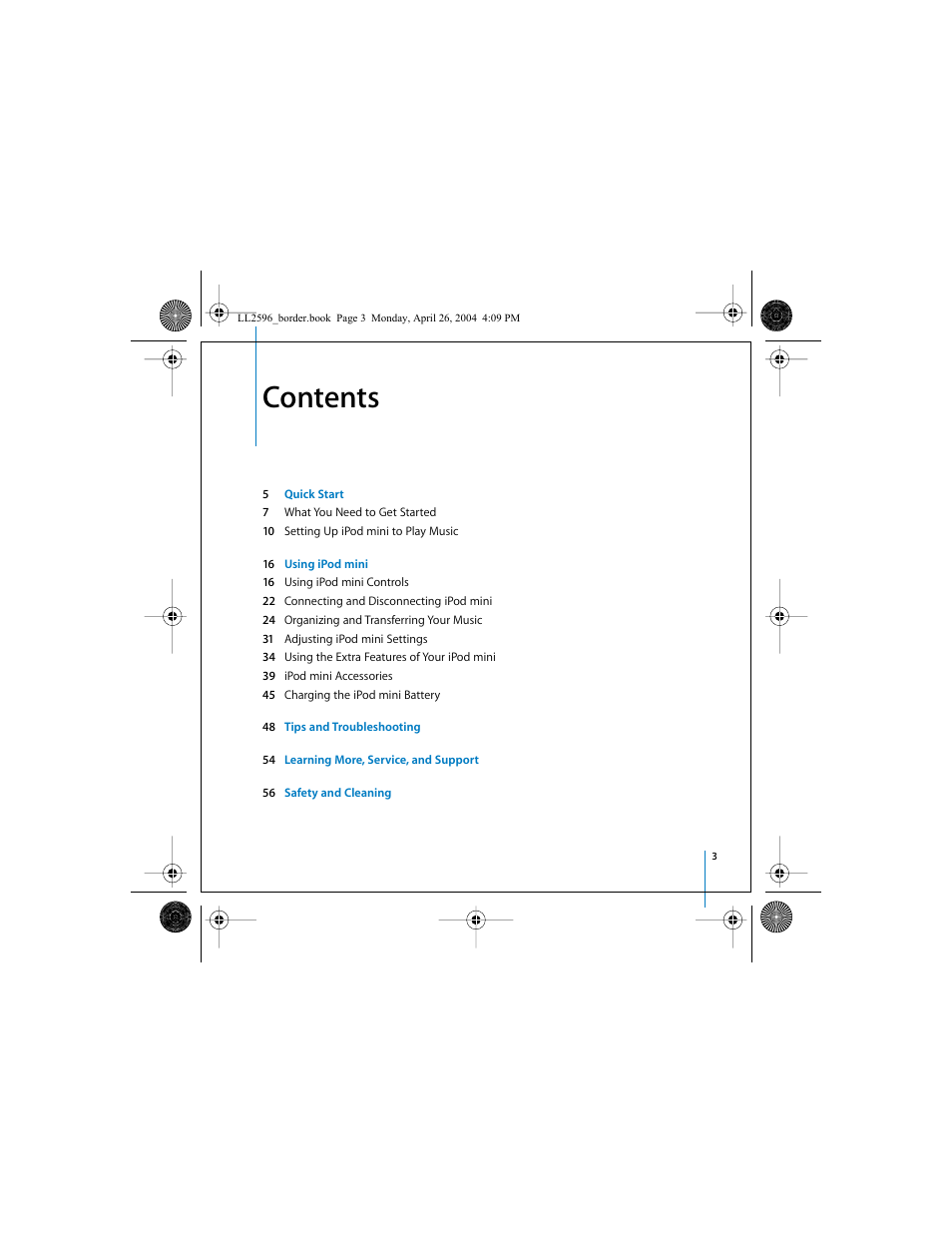 Apple iPod mini User Manual | Page 3 / 64