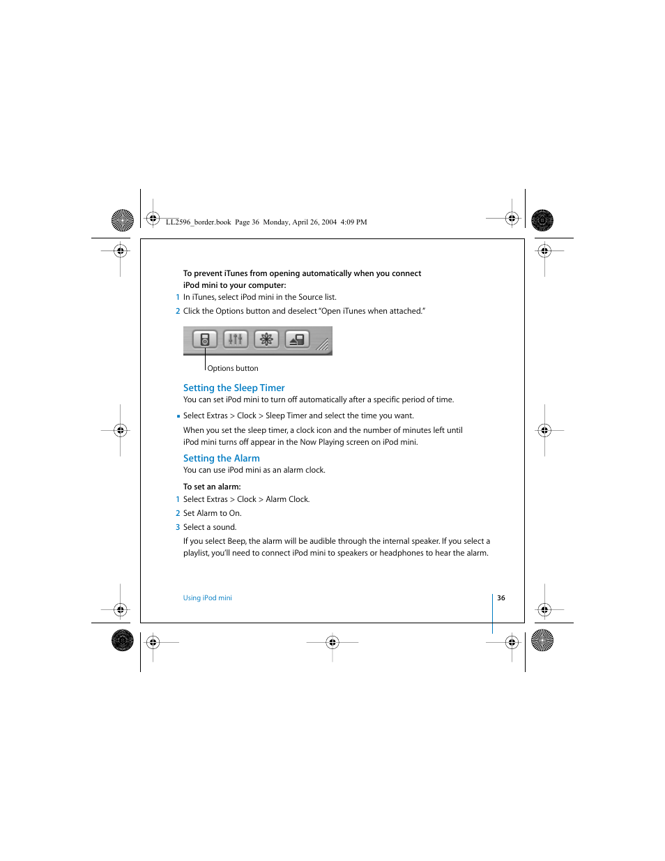 Apple iPod mini User Manual | Page 36 / 64