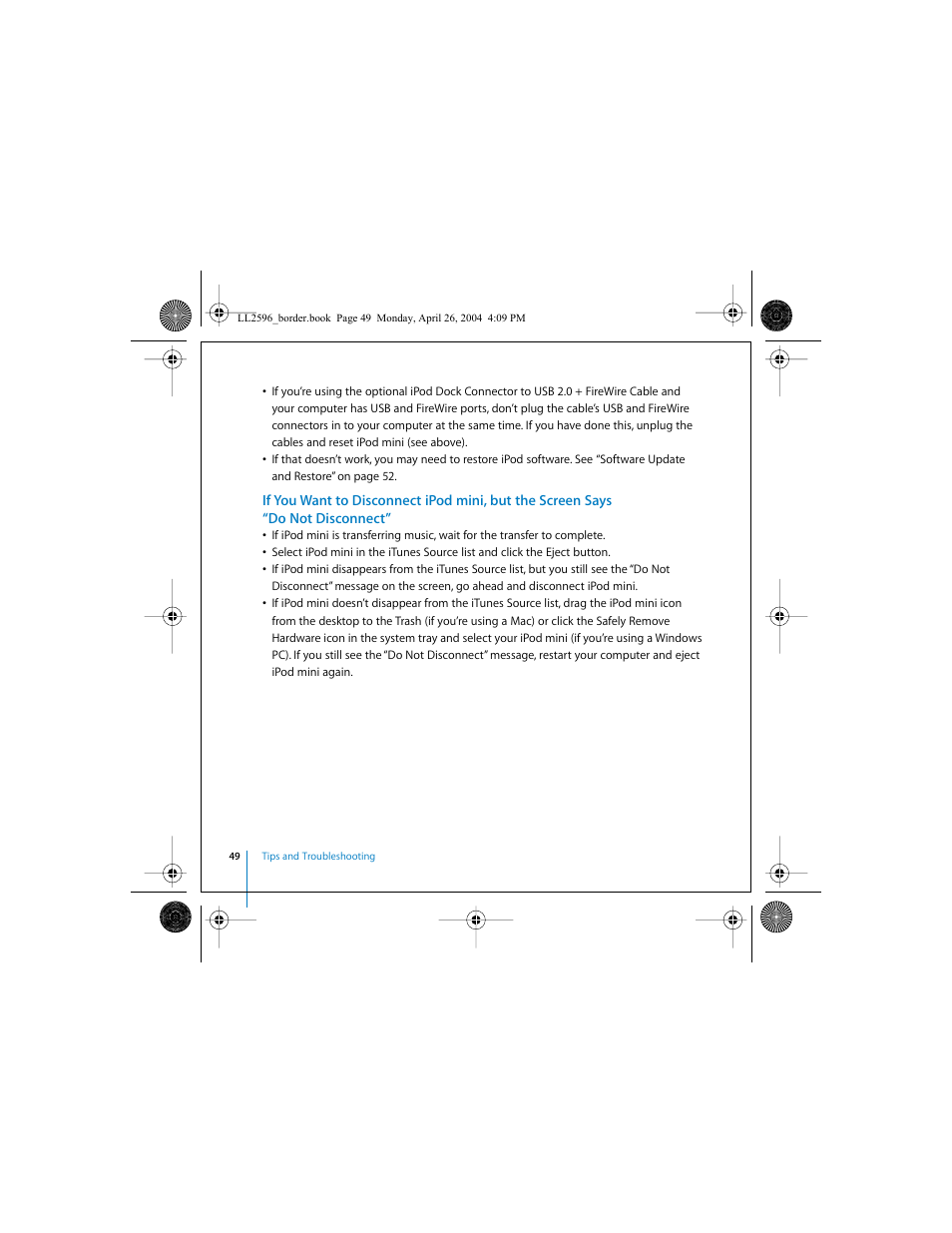 Apple iPod mini User Manual | Page 49 / 64