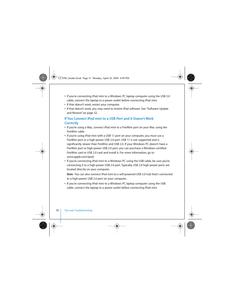 Apple iPod mini User Manual | Page 51 / 64