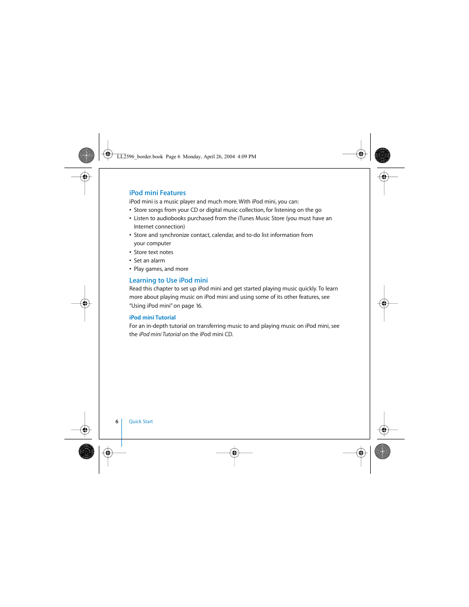 Apple iPod mini User Manual | Page 6 / 64