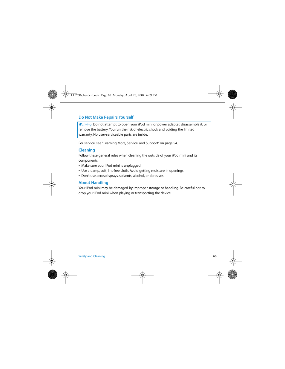 Apple iPod mini User Manual | Page 60 / 64