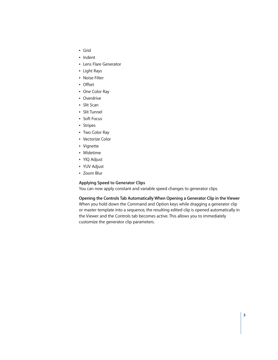 Apple Final Cut Pro 6: New Features User Manual | Page 5 / 10