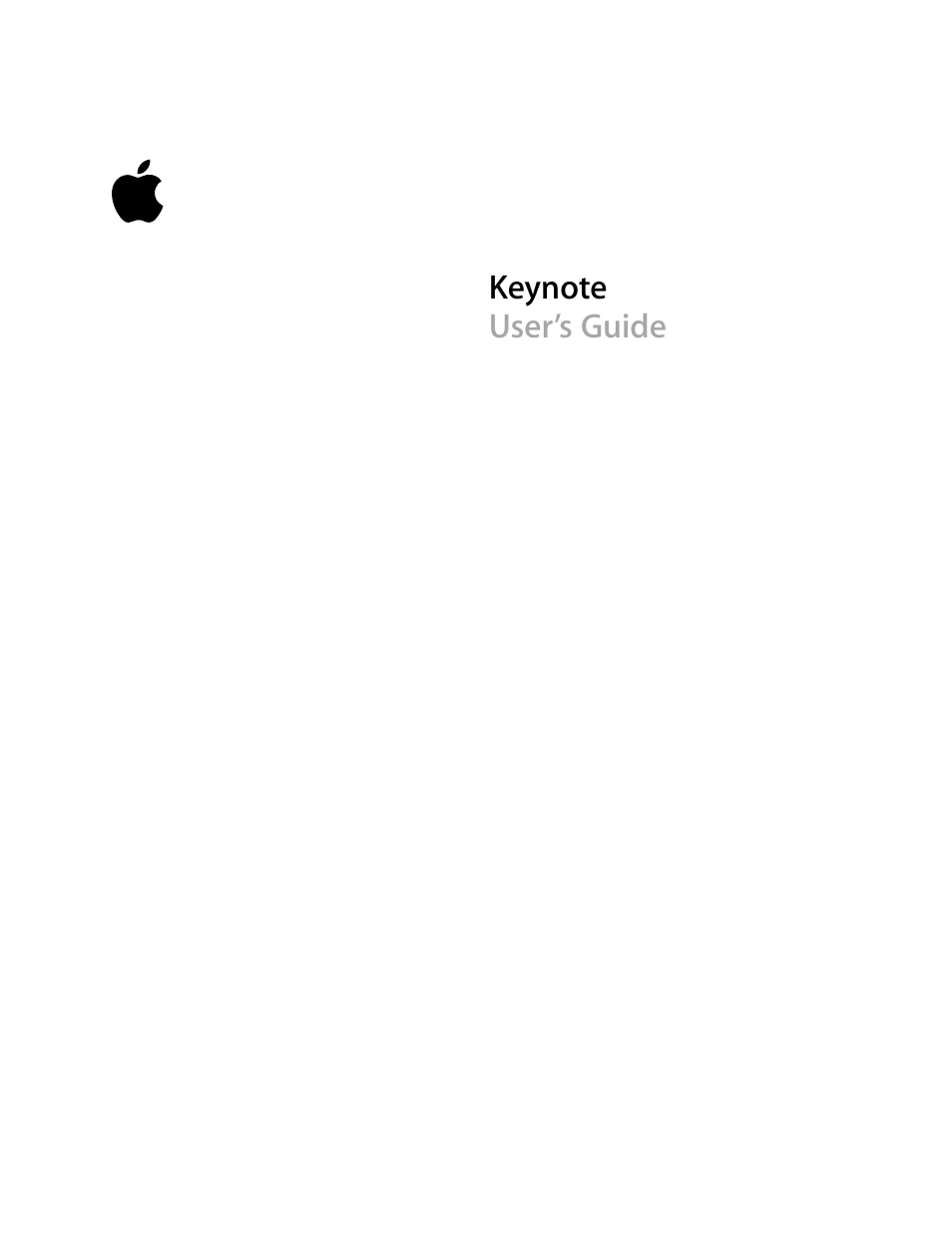 Apple Keynote 1 User Manual | Page 2 / 100