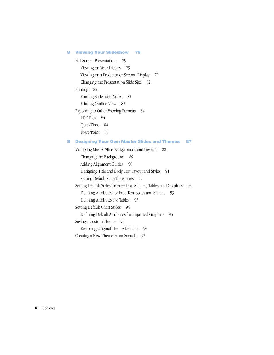 Apple Keynote 1 User Manual | Page 7 / 100
