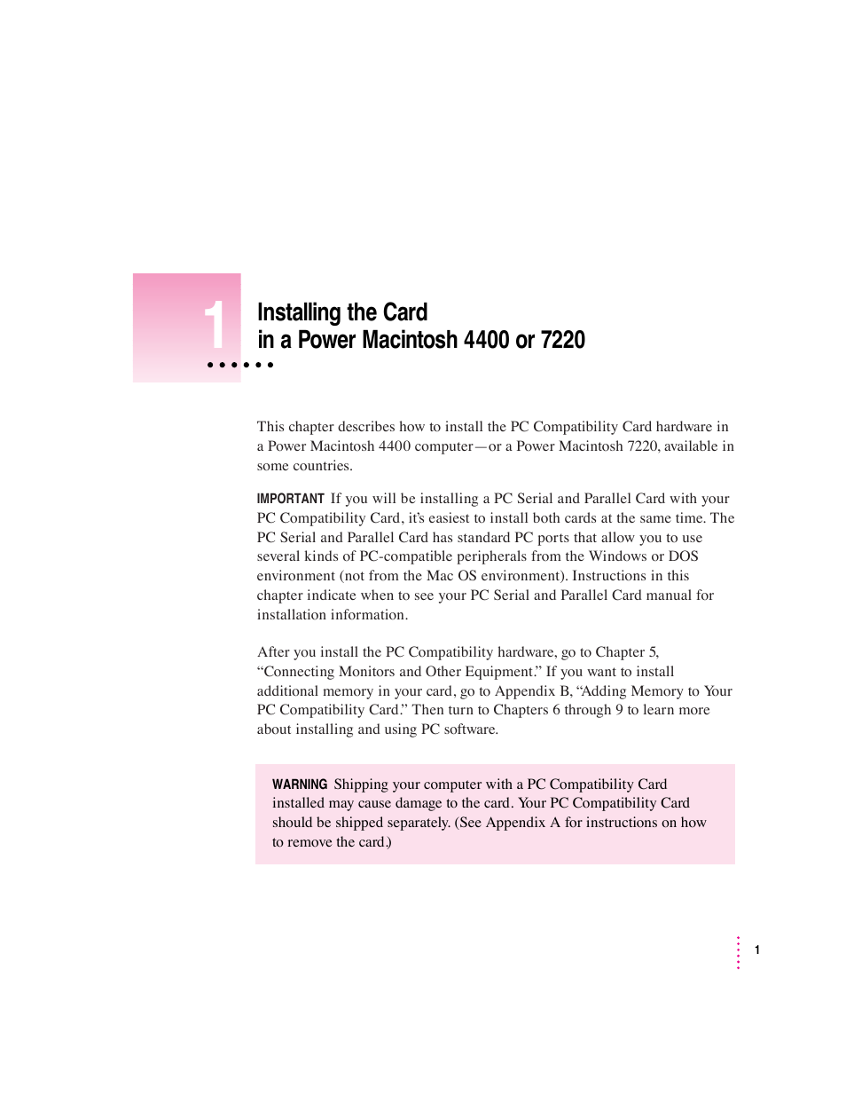 Apple PC Compatibility Card User Manual | 338 pages