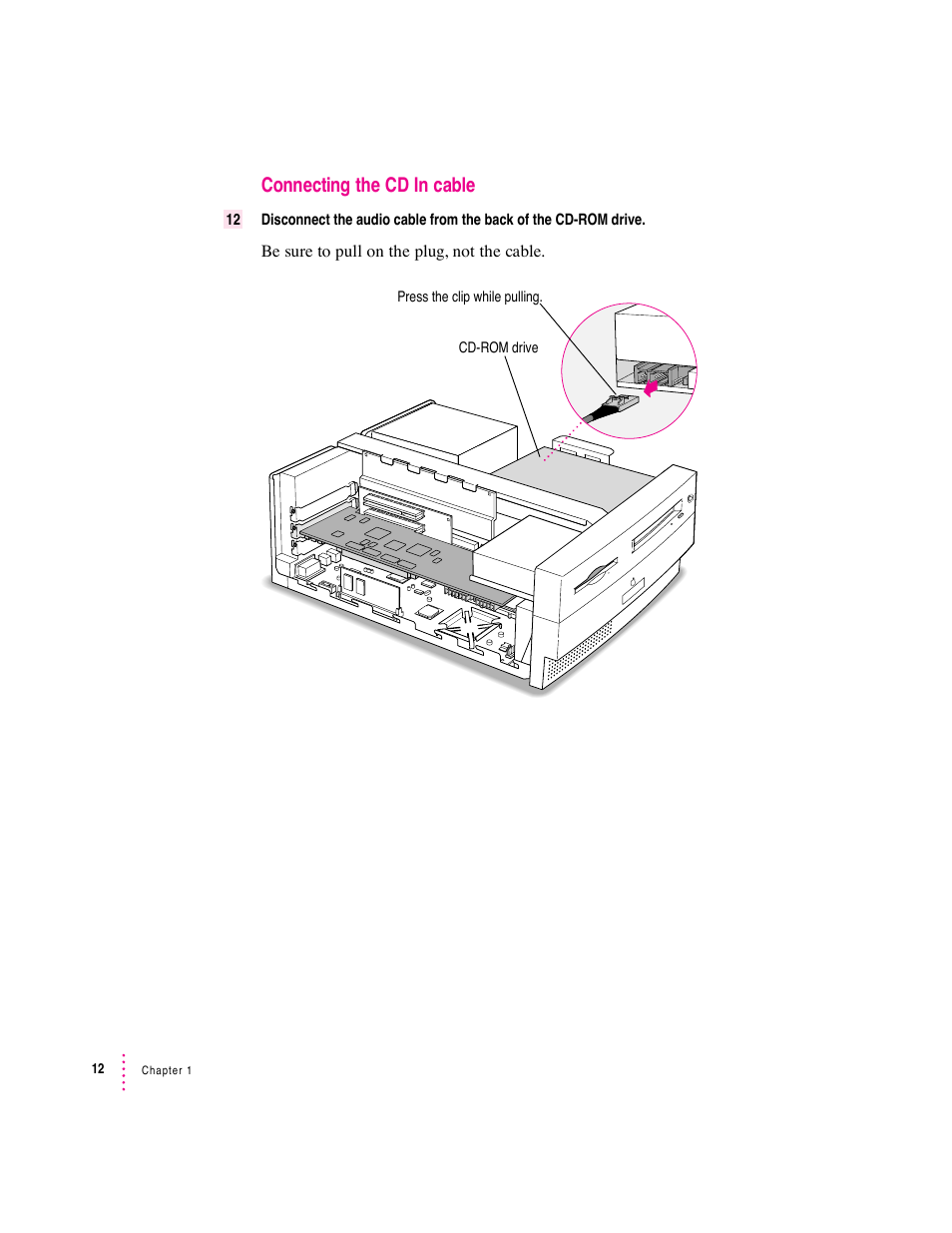 Connecting the cd in cable | Apple PC Compatibility Card User Manual | Page 12 / 338