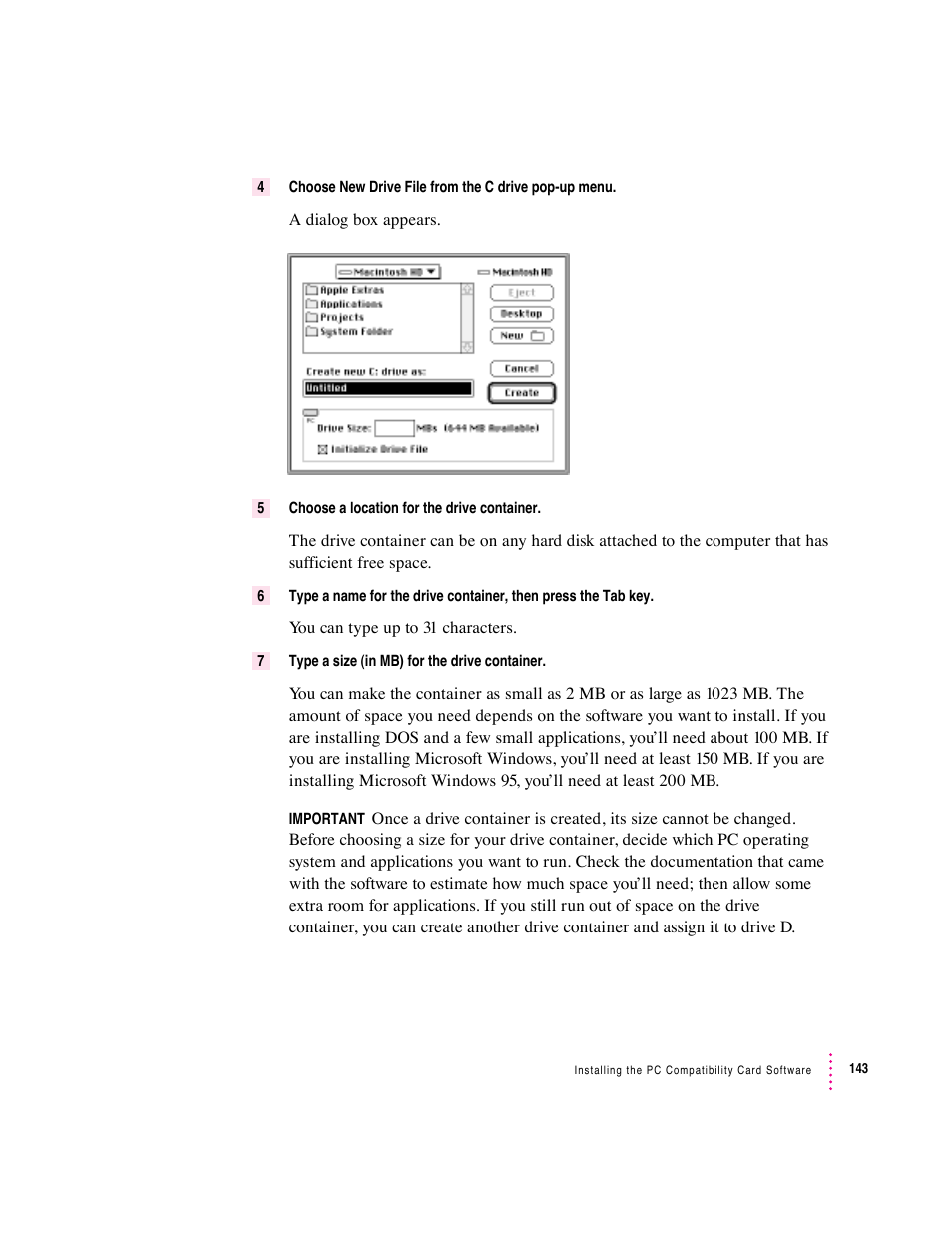 Apple PC Compatibility Card User Manual | Page 143 / 338