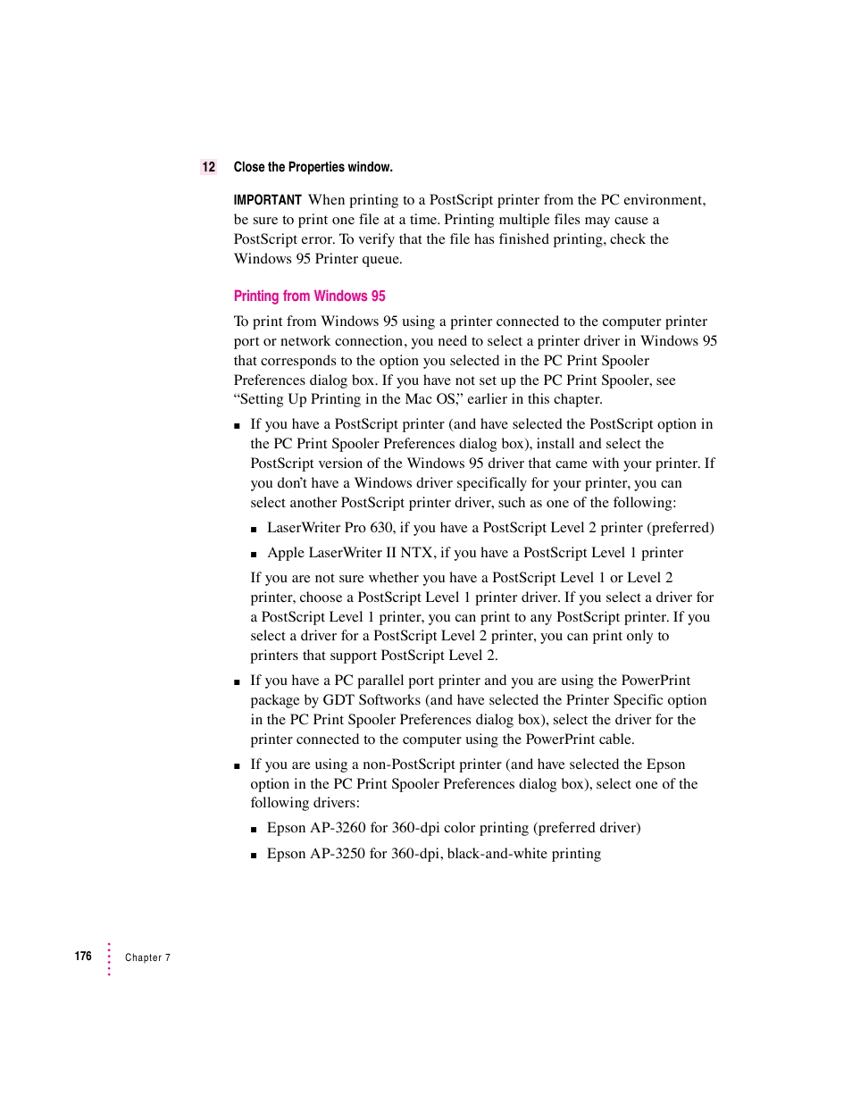 Apple PC Compatibility Card User Manual | Page 176 / 338