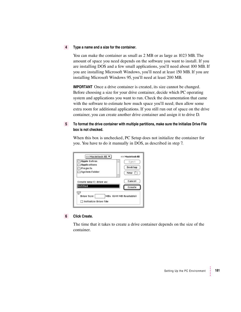 Apple PC Compatibility Card User Manual | Page 181 / 338