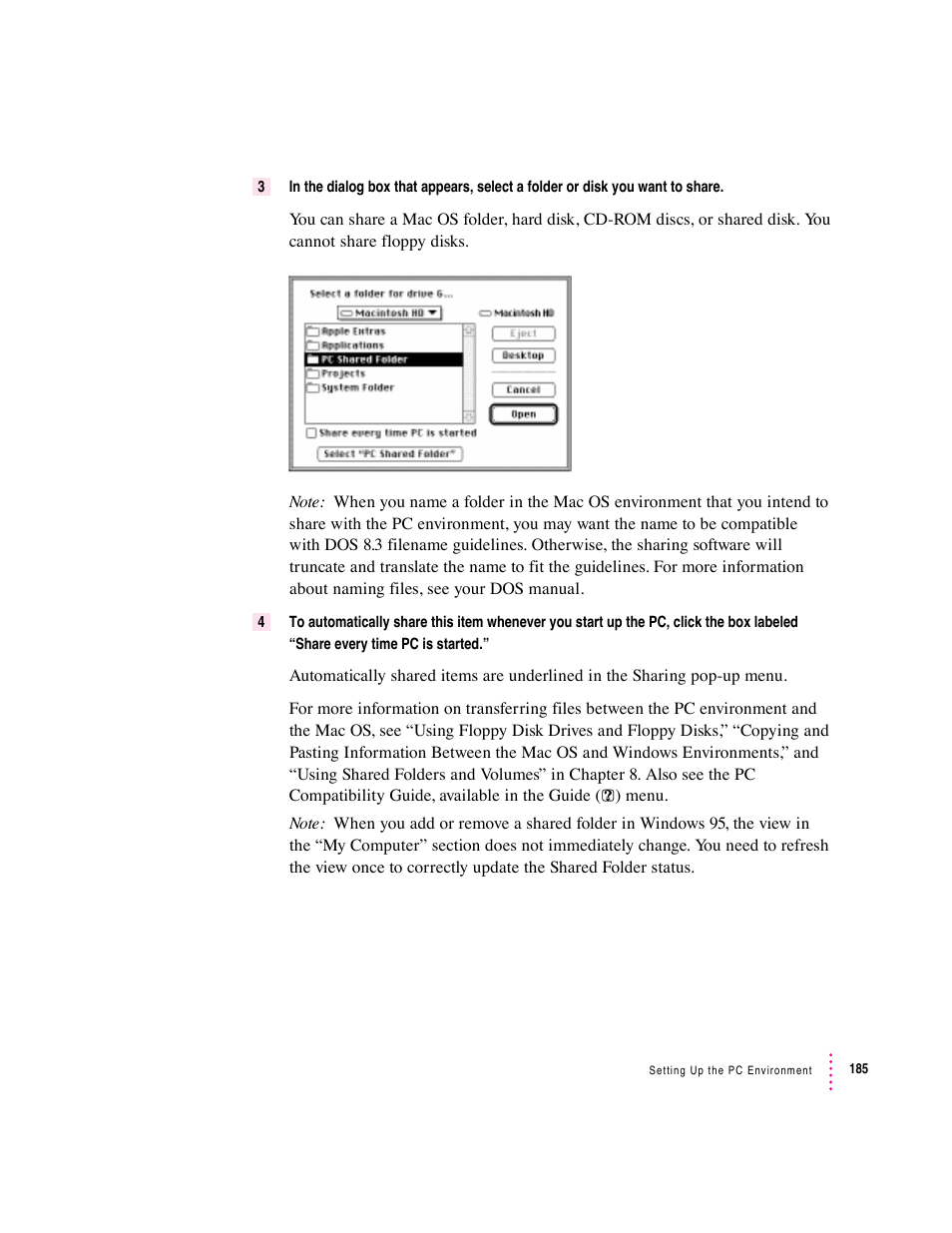 Apple PC Compatibility Card User Manual | Page 185 / 338