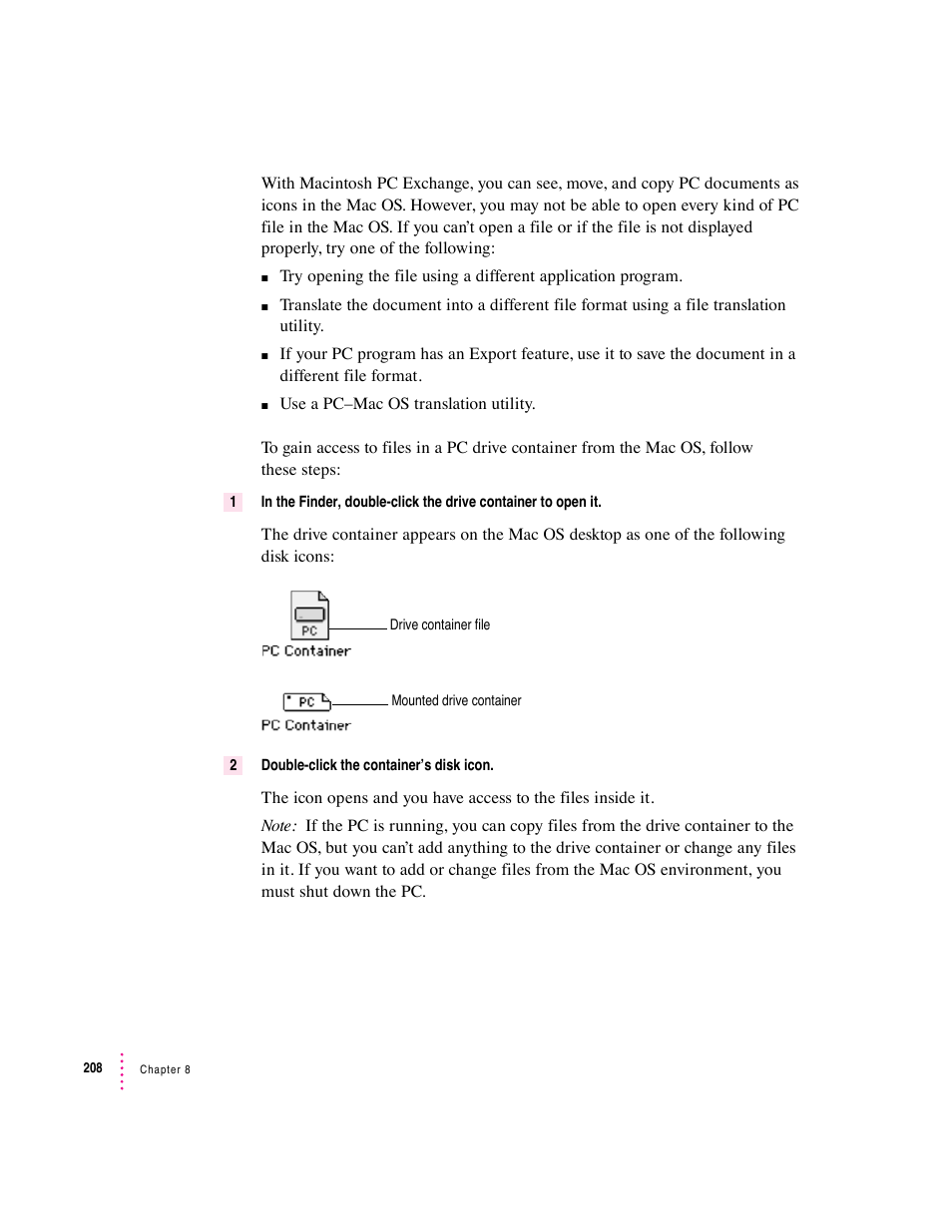 Apple PC Compatibility Card User Manual | Page 208 / 338