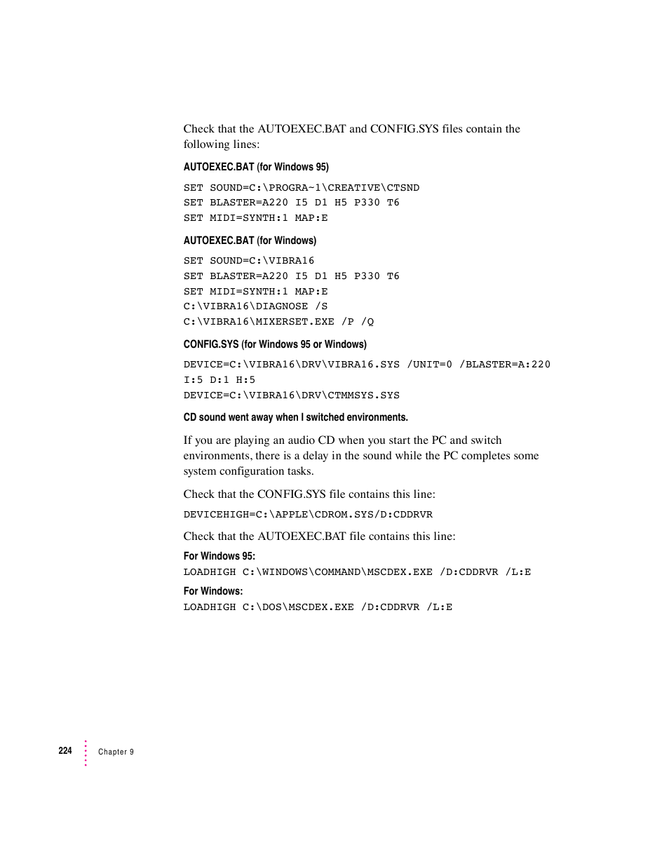 Apple PC Compatibility Card User Manual | Page 224 / 338