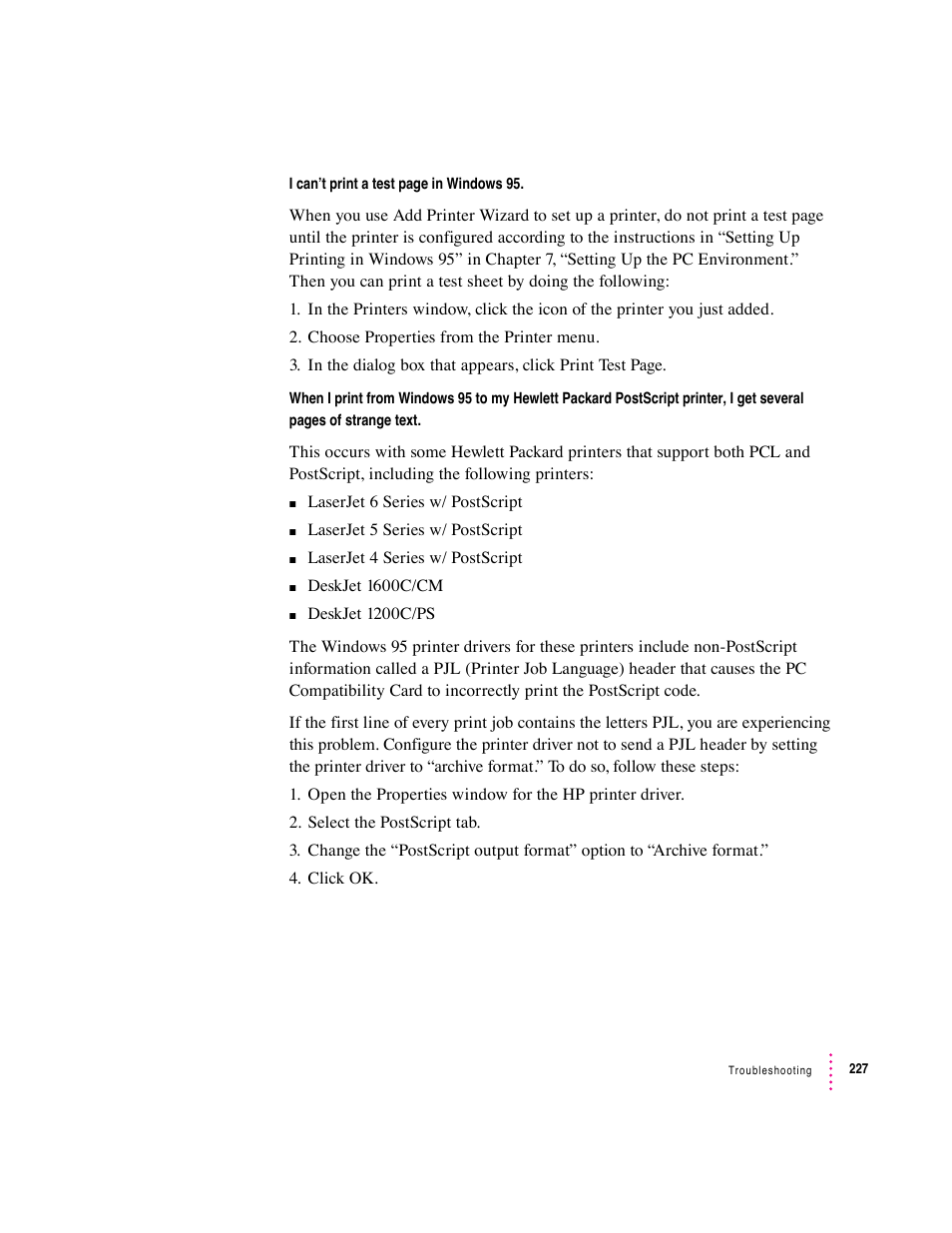 Apple PC Compatibility Card User Manual | Page 227 / 338