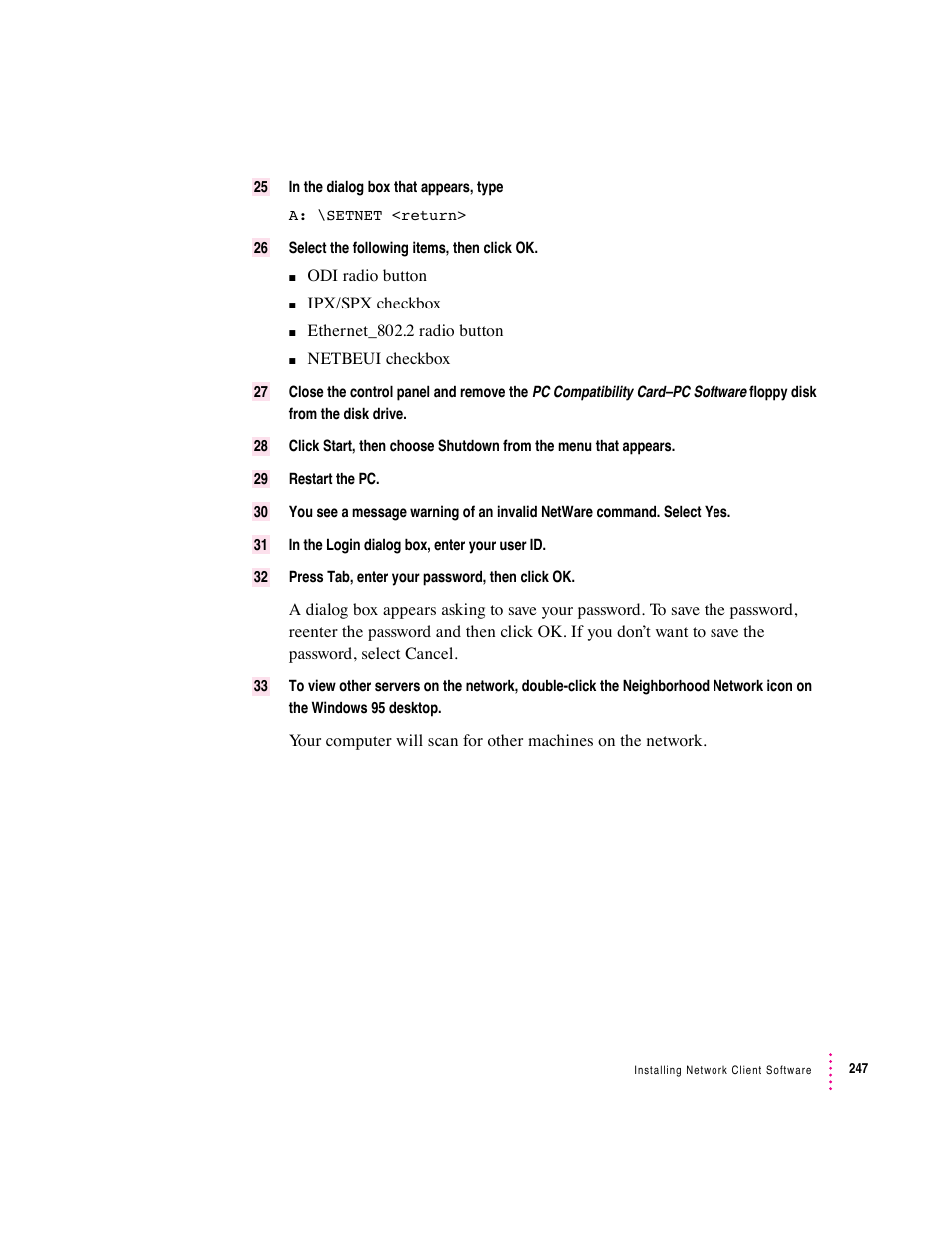 Apple PC Compatibility Card User Manual | Page 247 / 338