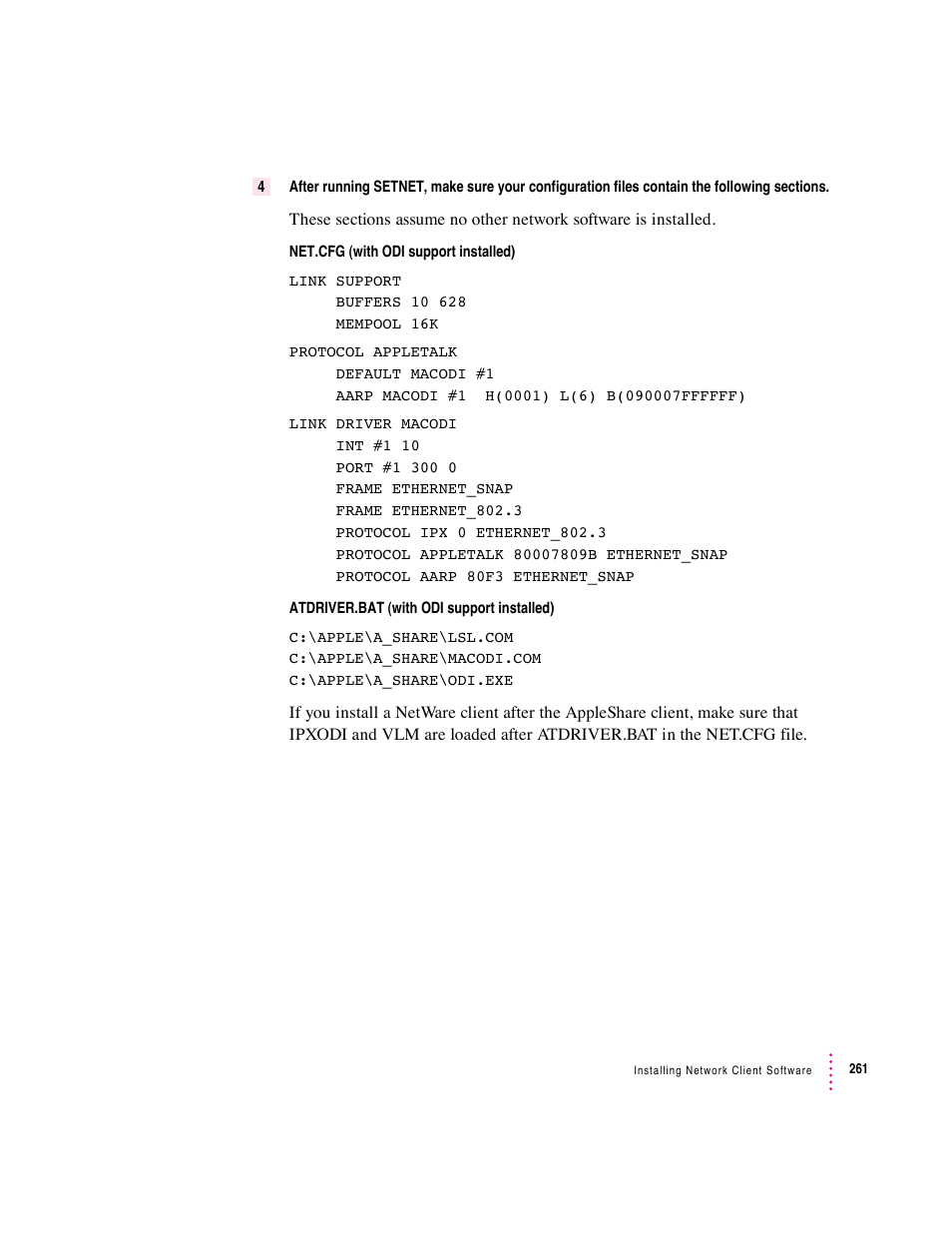 Apple PC Compatibility Card User Manual | Page 261 / 338