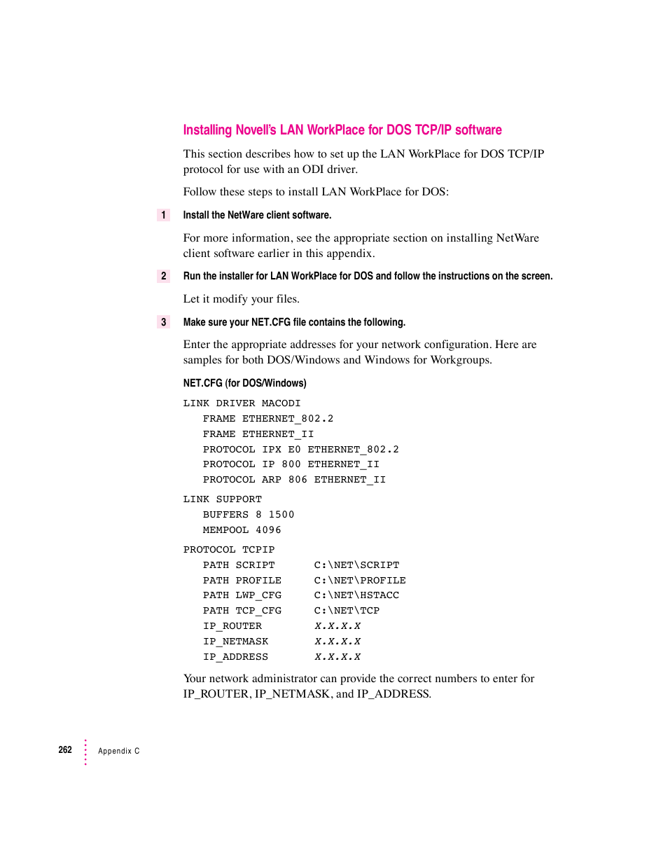 Apple PC Compatibility Card User Manual | Page 262 / 338