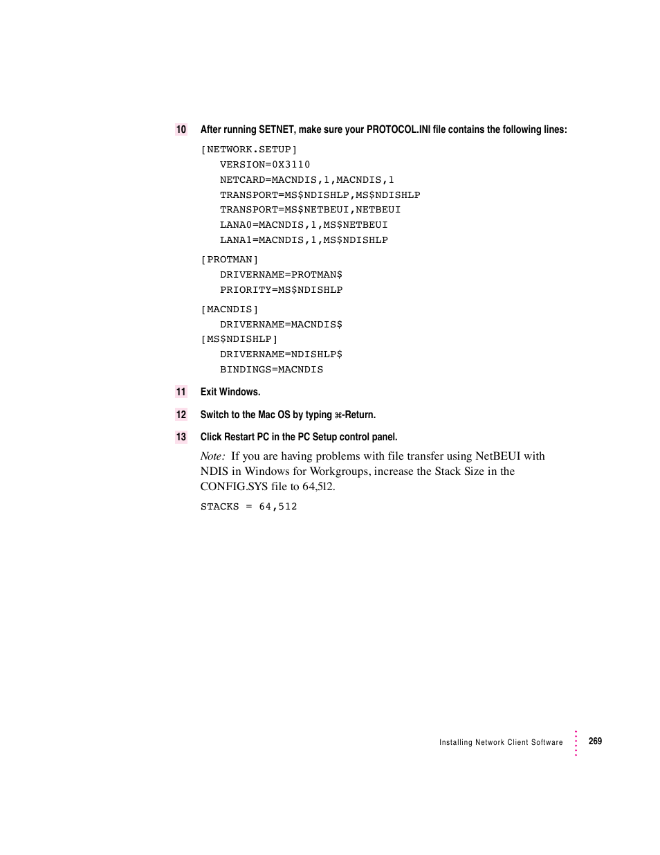 Apple PC Compatibility Card User Manual | Page 269 / 338