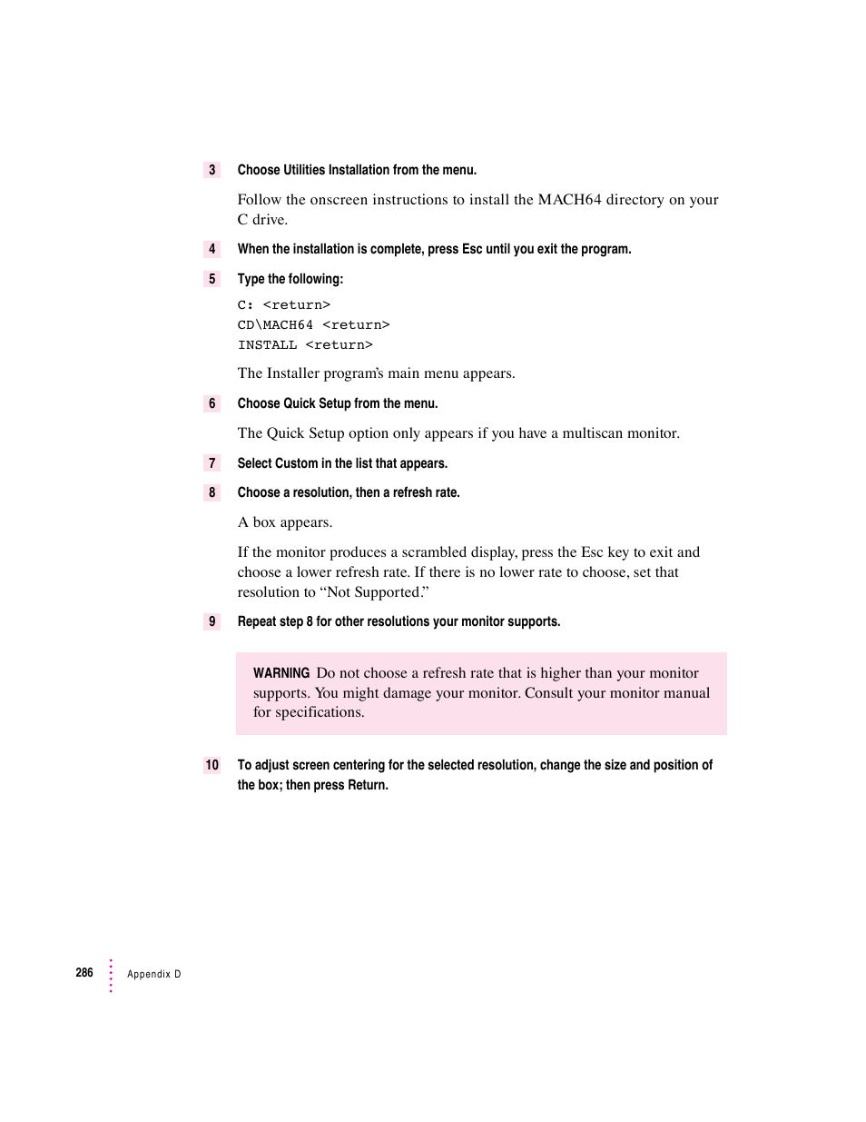 Apple PC Compatibility Card User Manual | Page 286 / 338