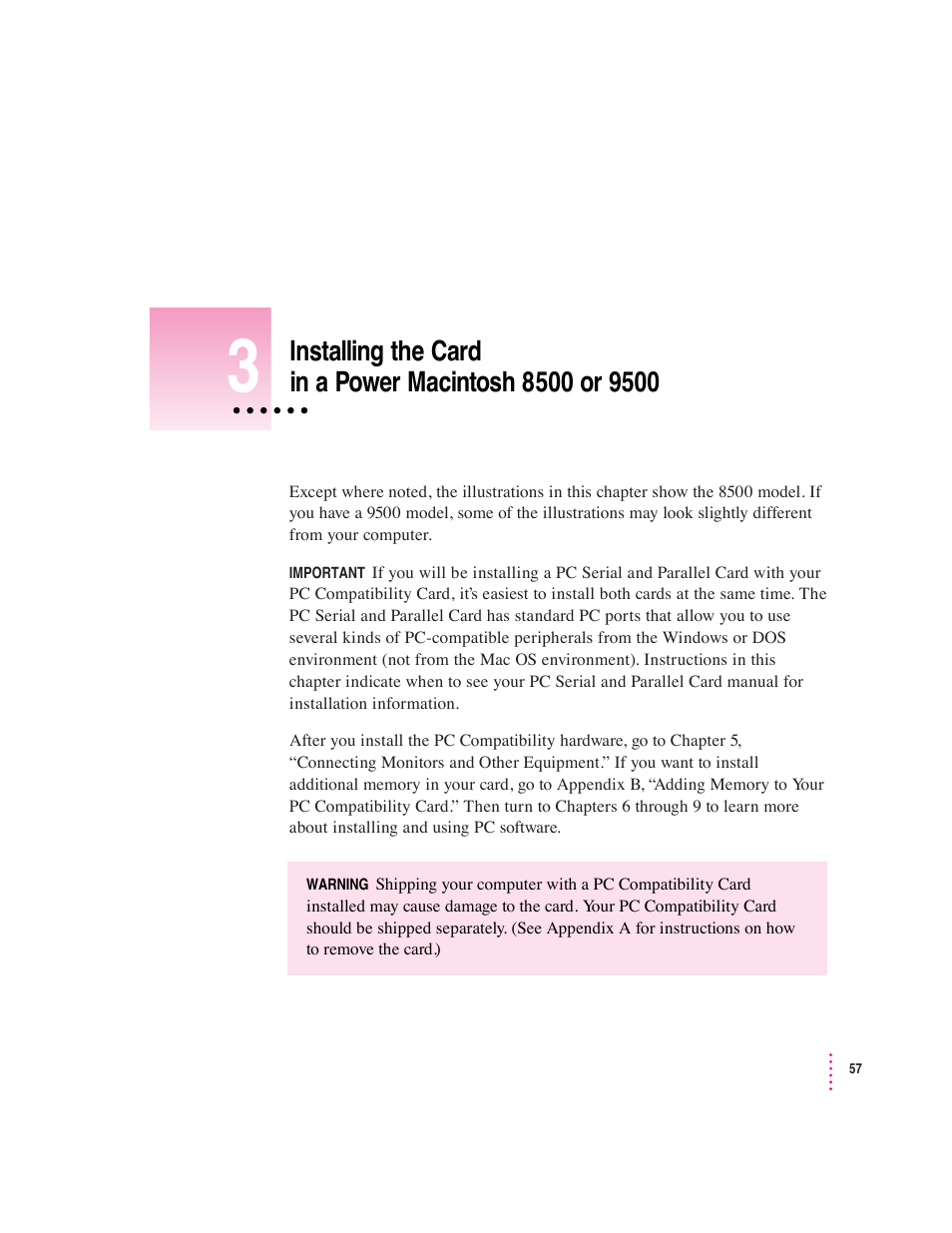 Apple PC Compatibility Card User Manual | Page 57 / 338