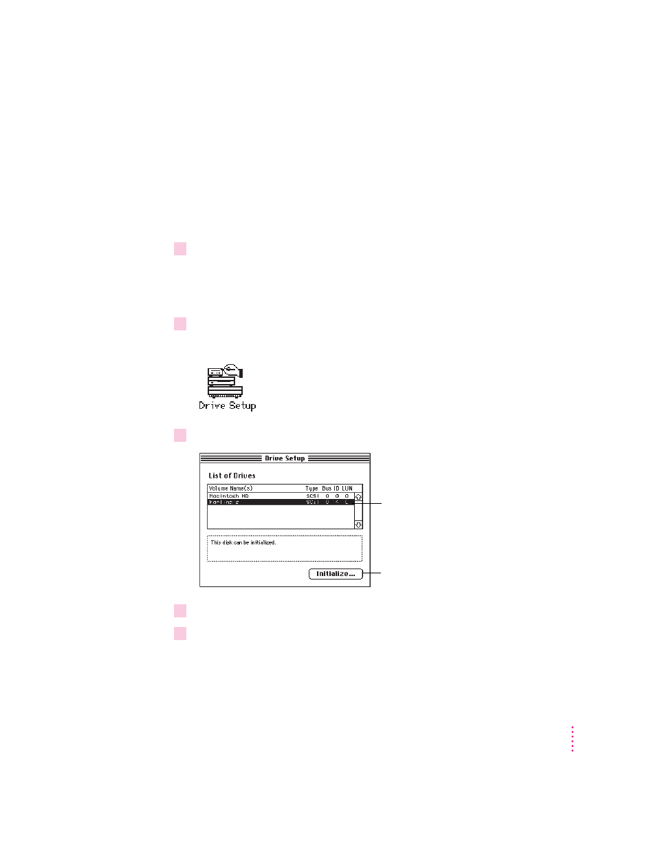 How to initialize a hard disk | Apple Power Macintosh 8500/150 Series User Manual | Page 111 / 180