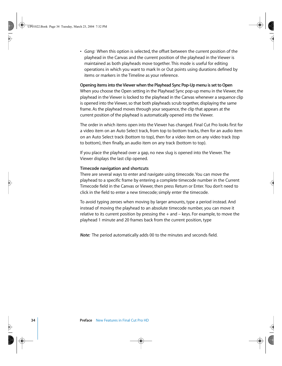 Apple Final Cut Pro HD (4.5): New Features User Manual | Page 34 / 125