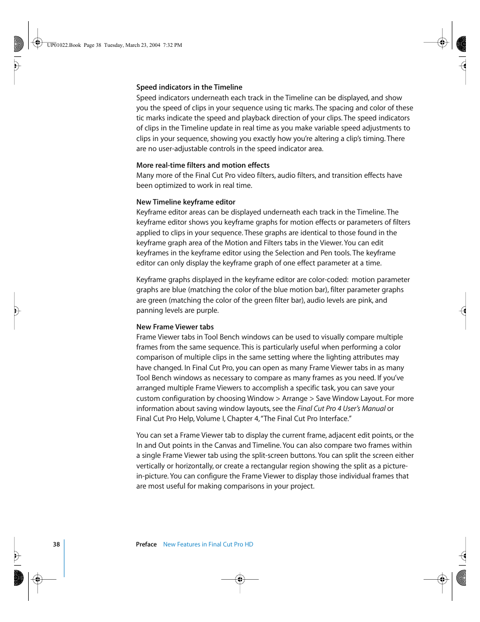 Apple Final Cut Pro HD (4.5): New Features User Manual | Page 38 / 125