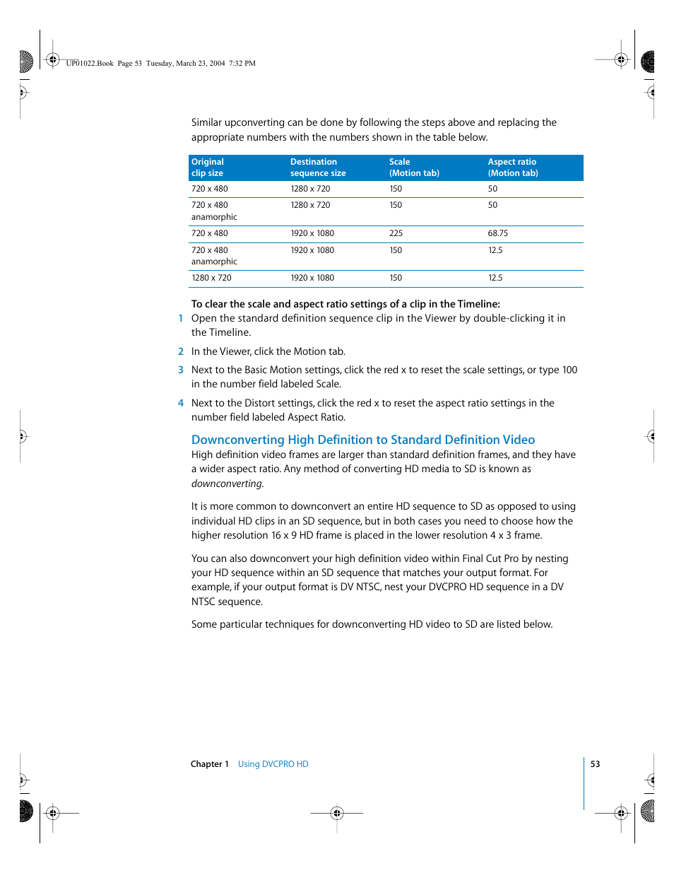 Apple Final Cut Pro HD (4.5): New Features User Manual | Page 53 / 125
