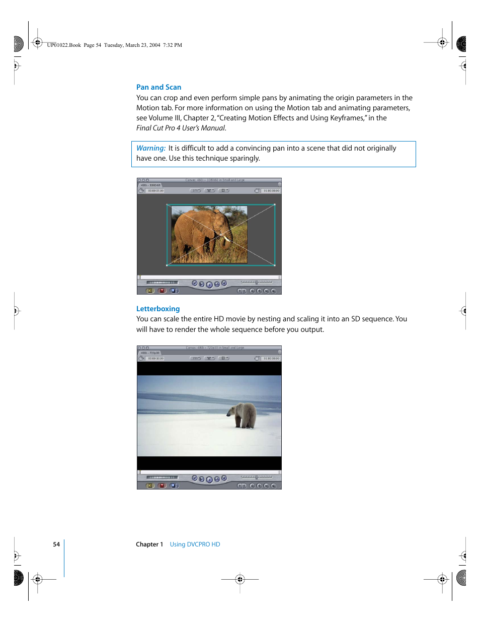 Apple Final Cut Pro HD (4.5): New Features User Manual | Page 54 / 125