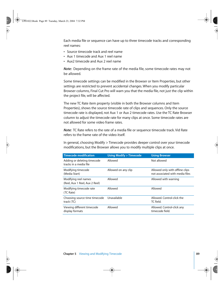 Apple Final Cut Pro HD (4.5): New Features User Manual | Page 89 / 125
