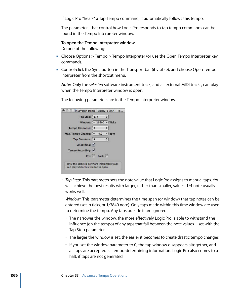 Apple Logic Pro 9 User Manual | Page 1036 / 1340