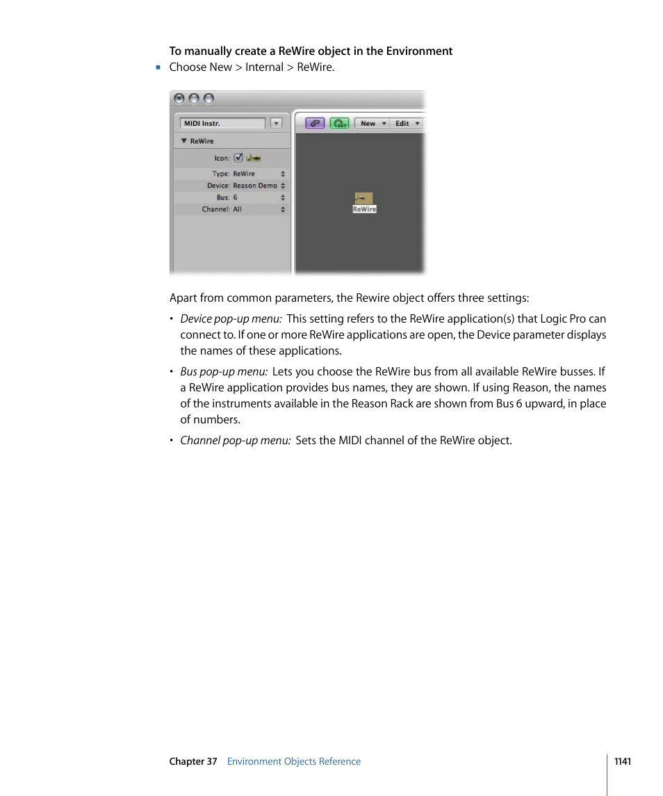 Apple Logic Pro 9 User Manual | Page 1141 / 1340