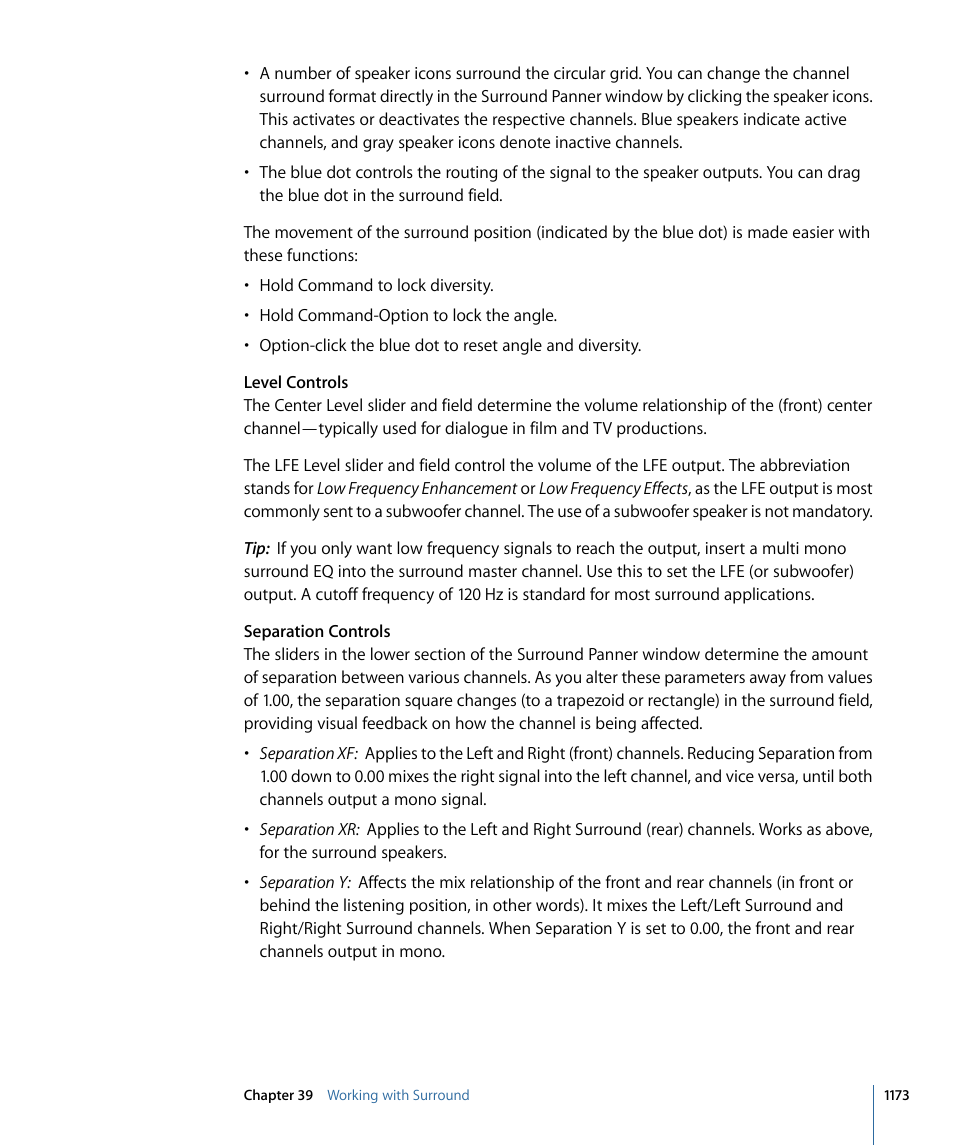Apple Logic Pro 9 User Manual | Page 1173 / 1340